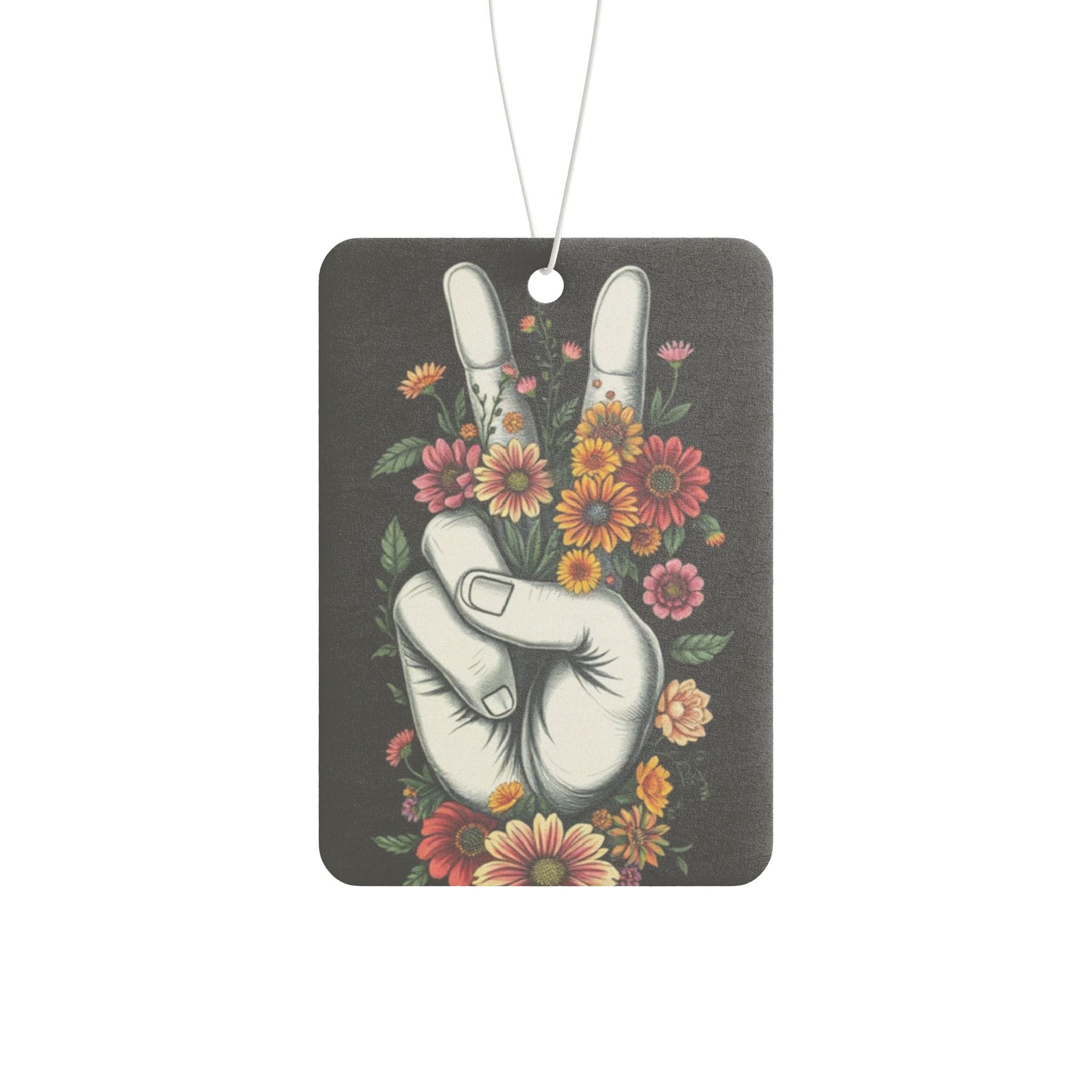 Grow Peace Car Air Freshener - Eclectic and Aromatic