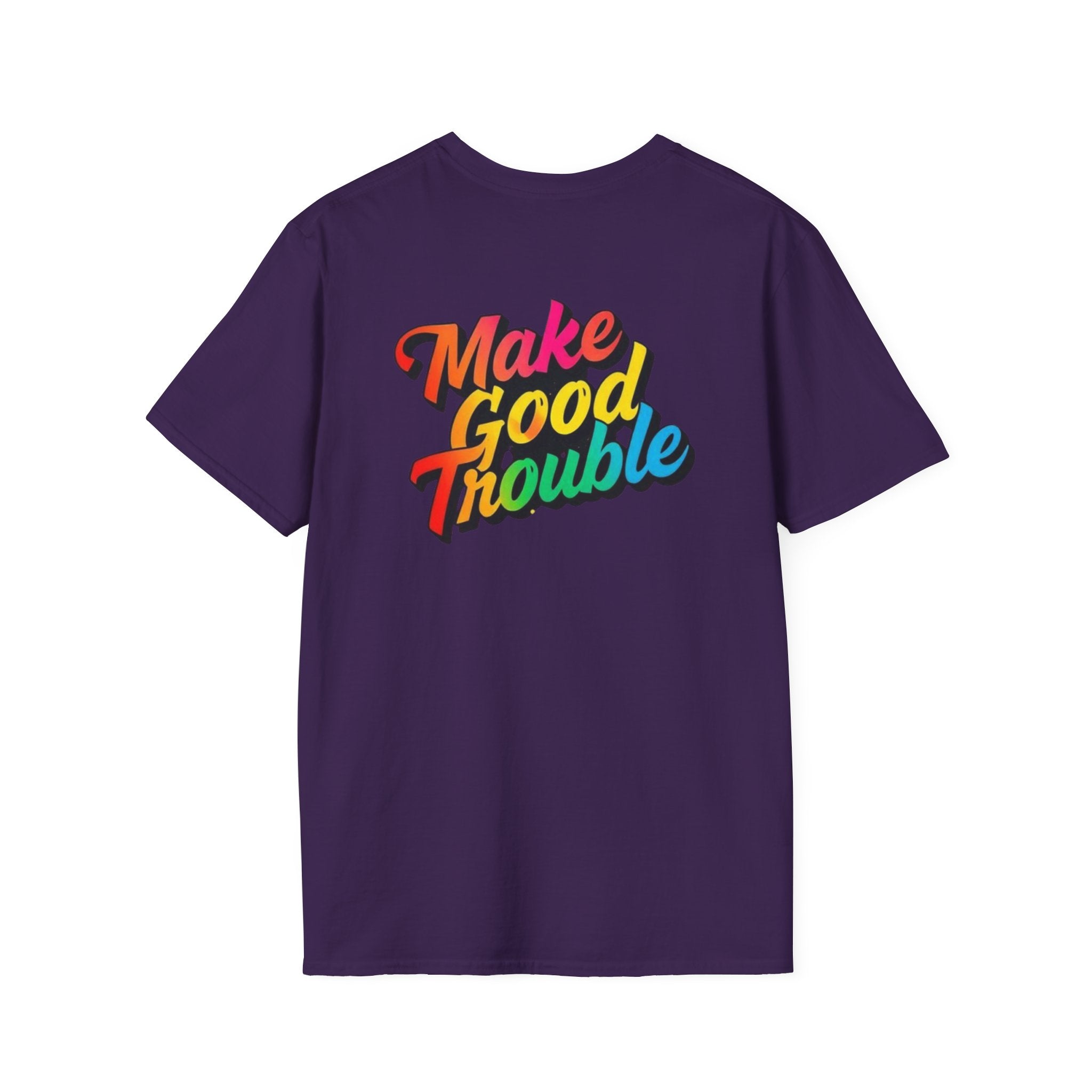 Make Good Trouble' Rainbow T-Shirt
