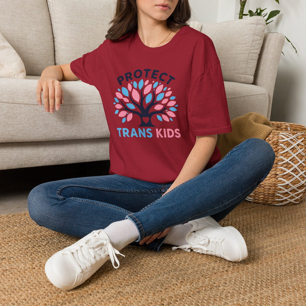 Protect Trans Kids Pride Tree Las Vegas T-Shirt