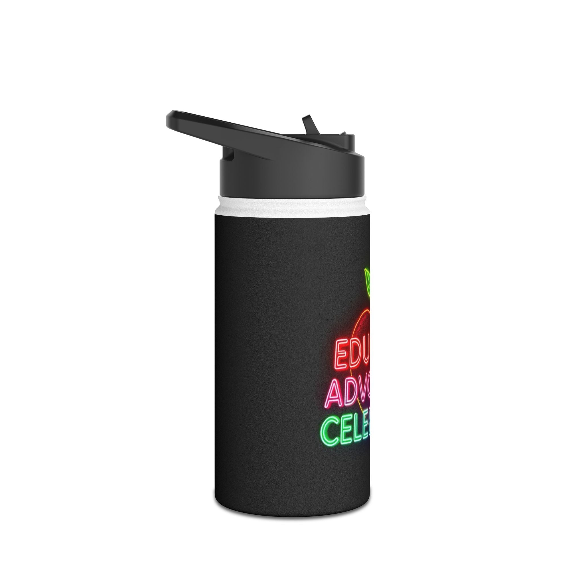 Teaching While Queer Stainless Steel Water Bottle - Perfect for Educators and Allies