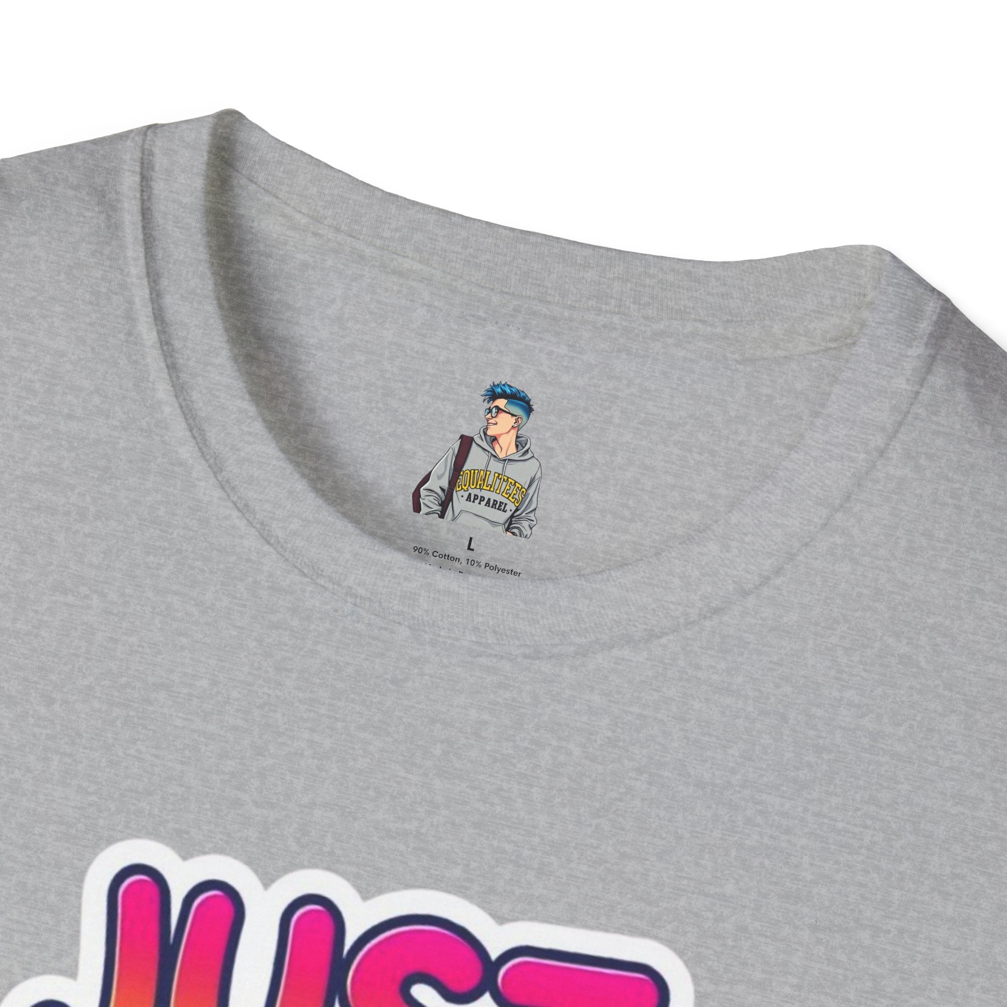 Just Love Unisex Softstyle T-Shirt | Perfect for Pride, Anniversaries, and Everyday Wear