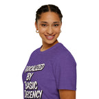 Radicalized by Basic Decency T-Shirt | Social Justice Slogan Shirt