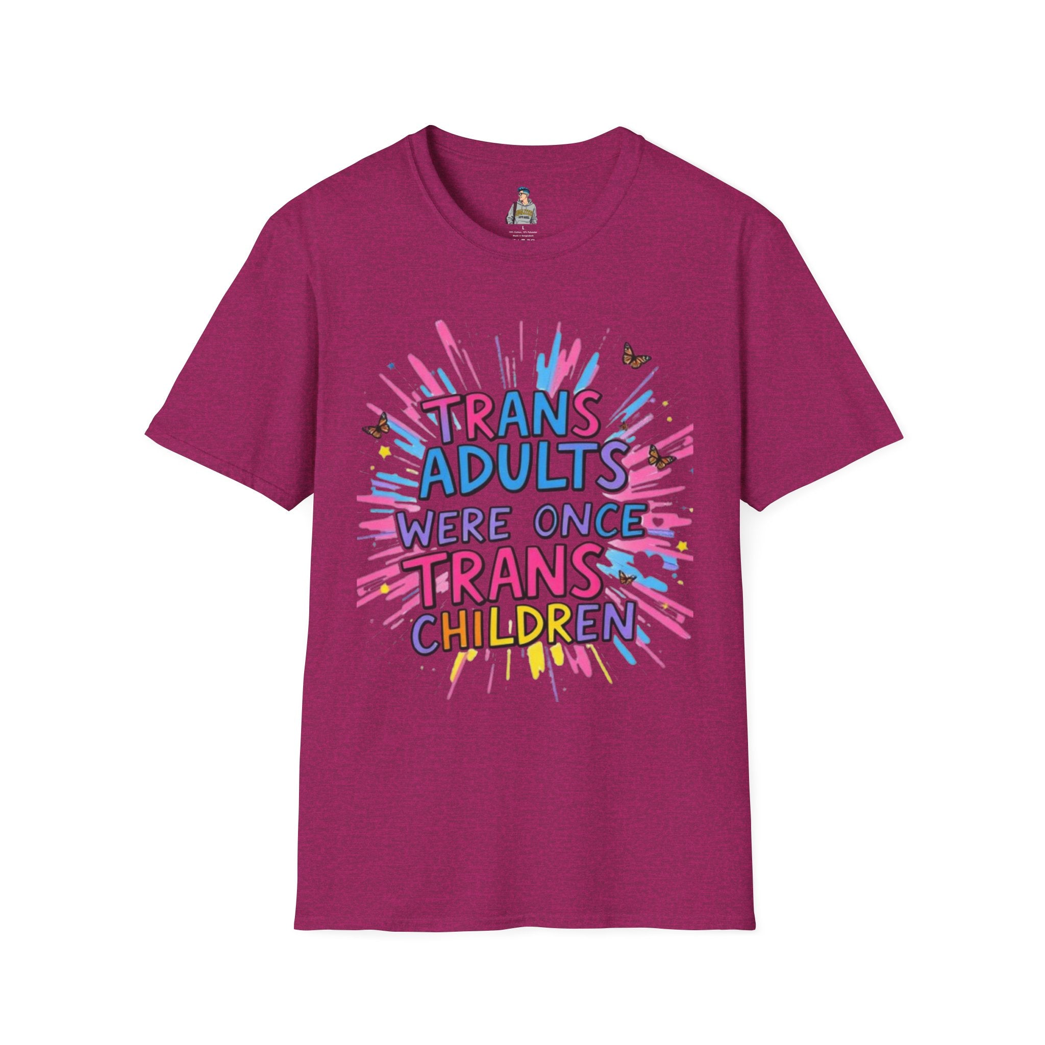 Trans Awareness Unisex T-Shirt, LGBTQ+ Pride Shirt, Gift for Allies, Feminist Apparel, Support Trans Rights