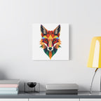 Colorful Fox Canvas Wall Art - Polished Modern Home Décor