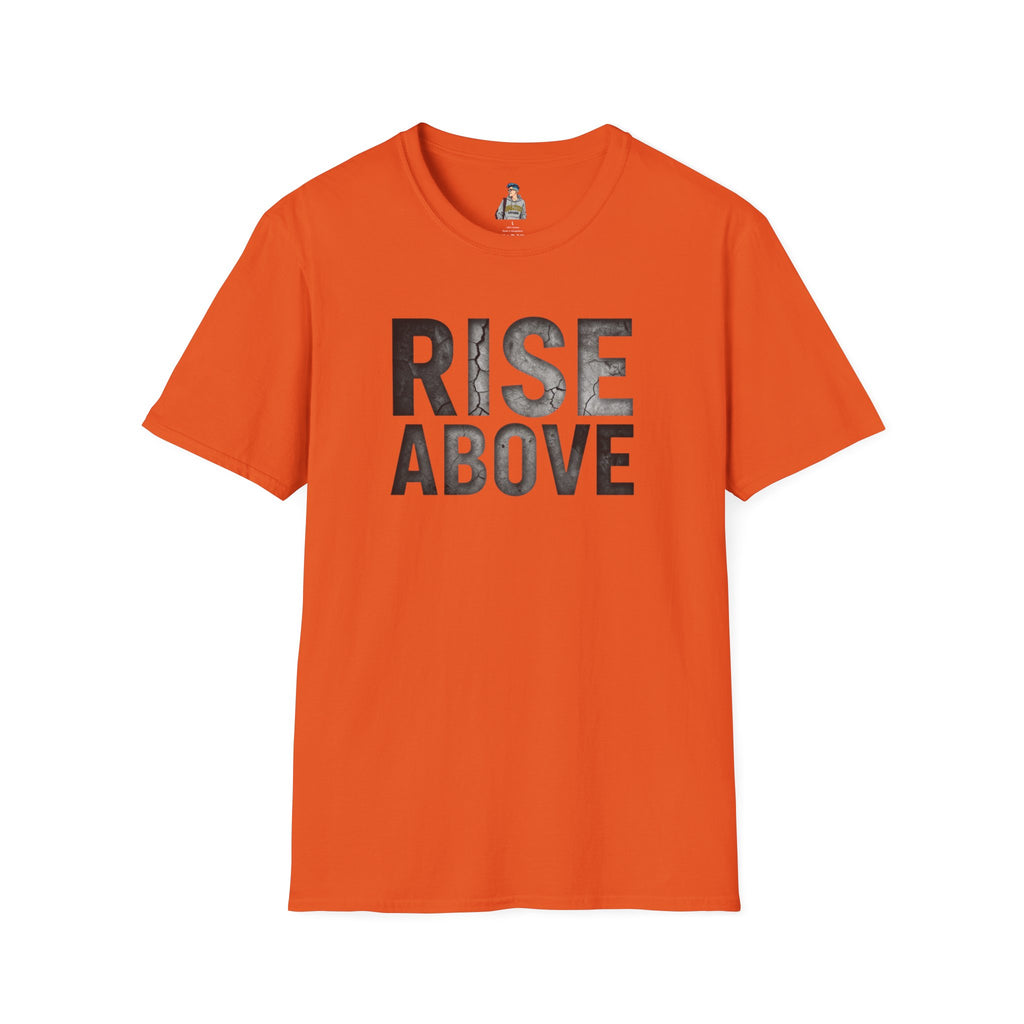 Rise Above Motivational Graphic T-Shirt
