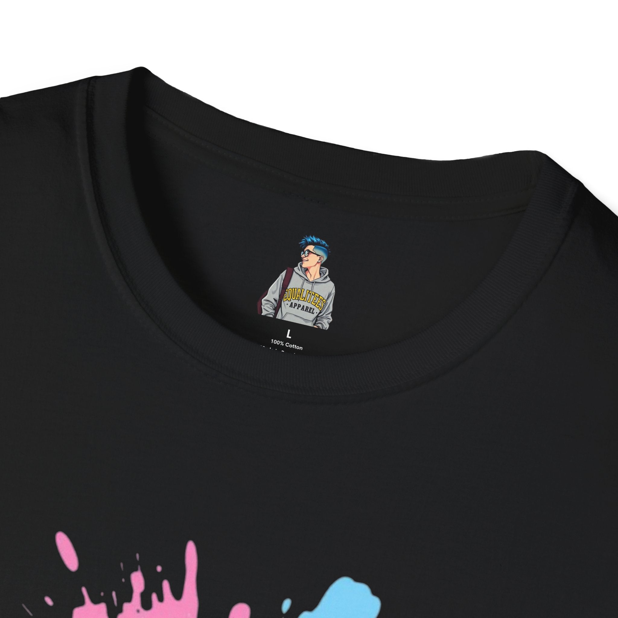 Protect Trans Kids Unisex Softstyle T-Shirt - Supportive LGBTQ+ Apparel