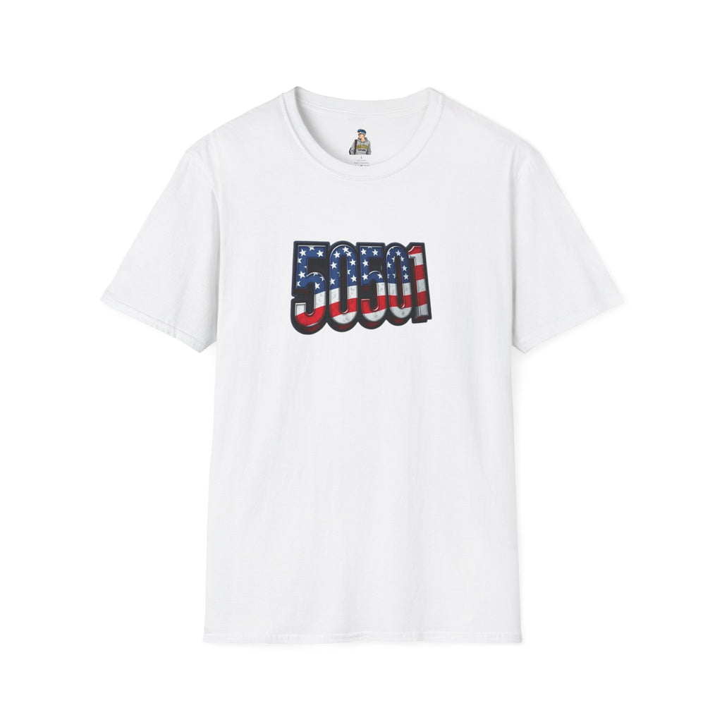 Patriotic Unisex T-Shirt - 50501 We The People Rise - American Flag Design