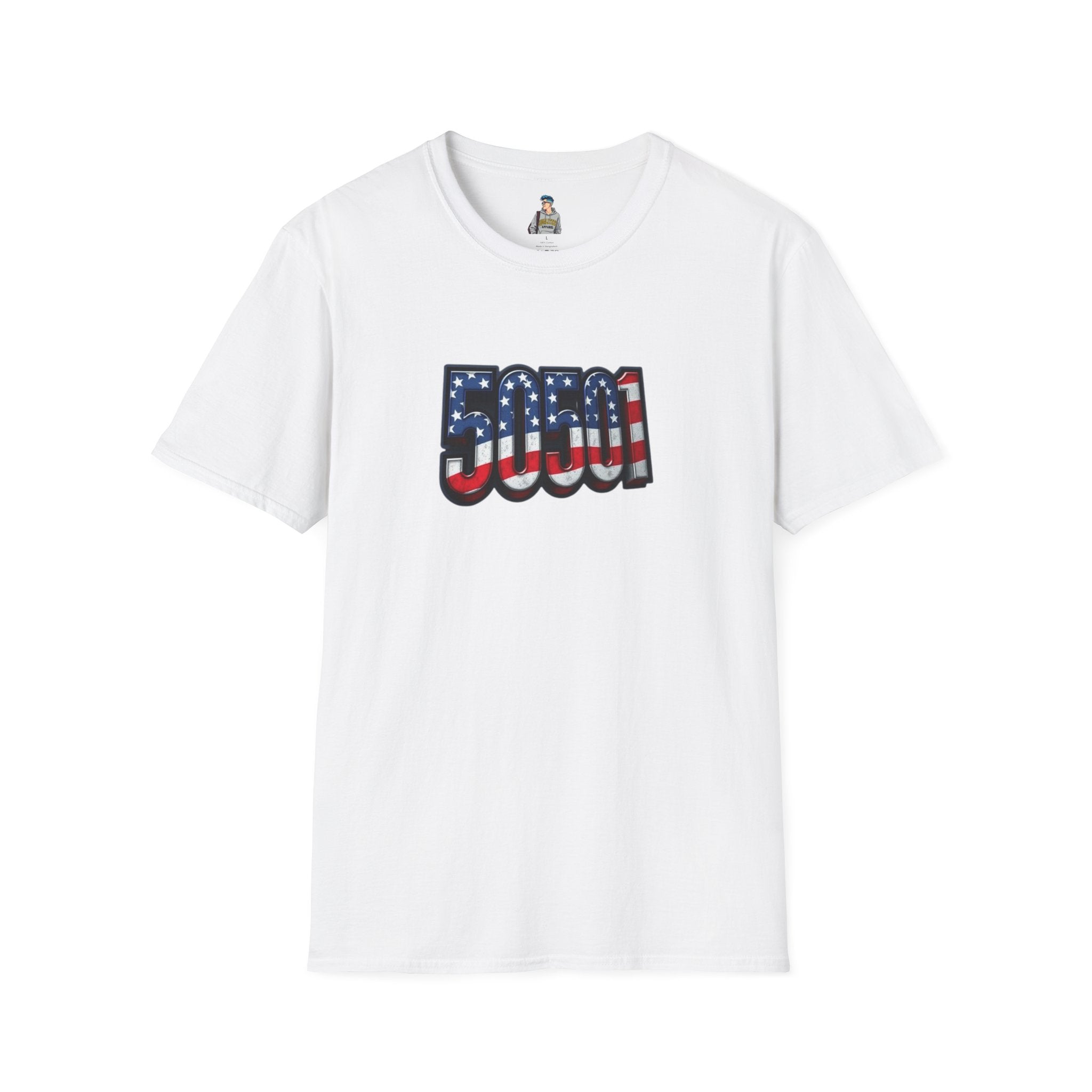 Patriotic Unisex T-Shirt - 50501 We The People Rise - American Flag Design