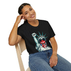 Resist - Patriotic Statue of Liberty T-Shirt - Unisex Softstyle Tee
