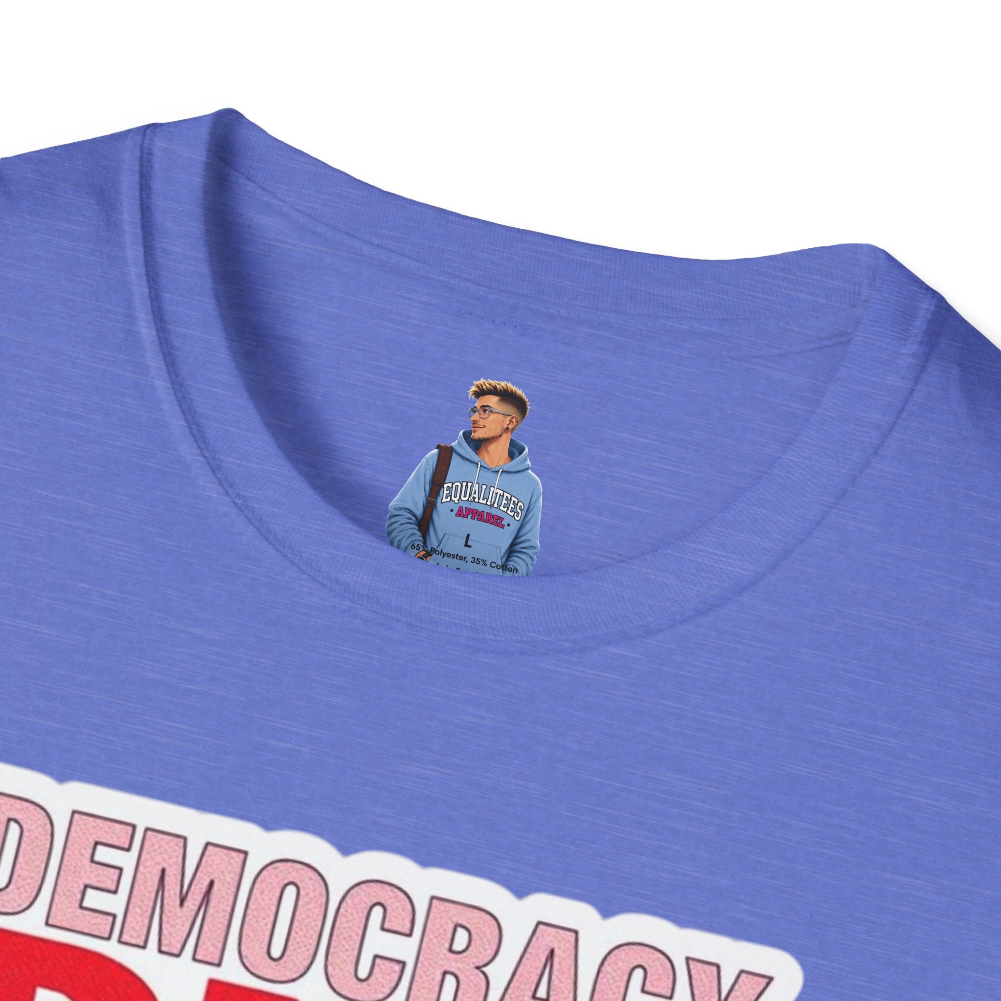 Democracy Dies Without Women Unisex Softstyle T-Shirt