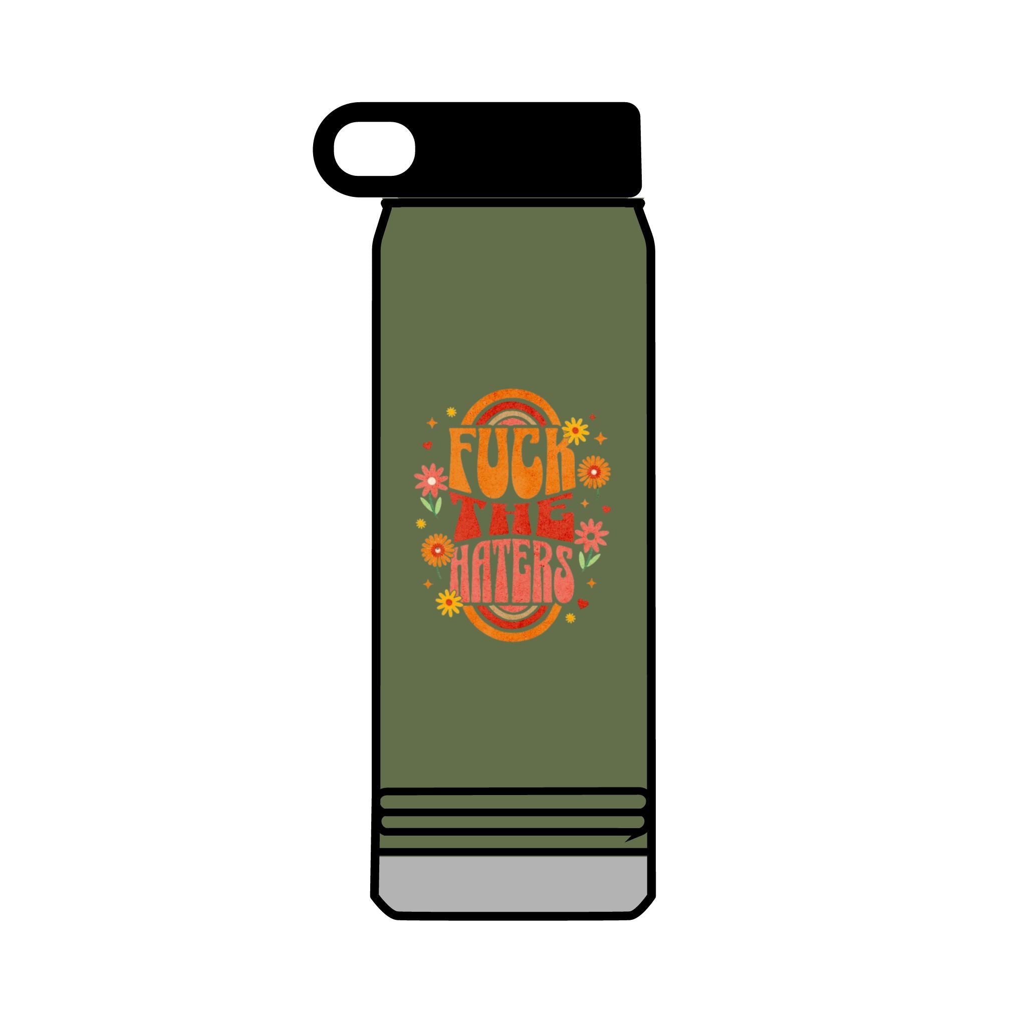 F*** The Haters 32oz Water Bottle