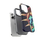 Statue of Liberty Neon Glowing Art Tough Case for Android & iPhone