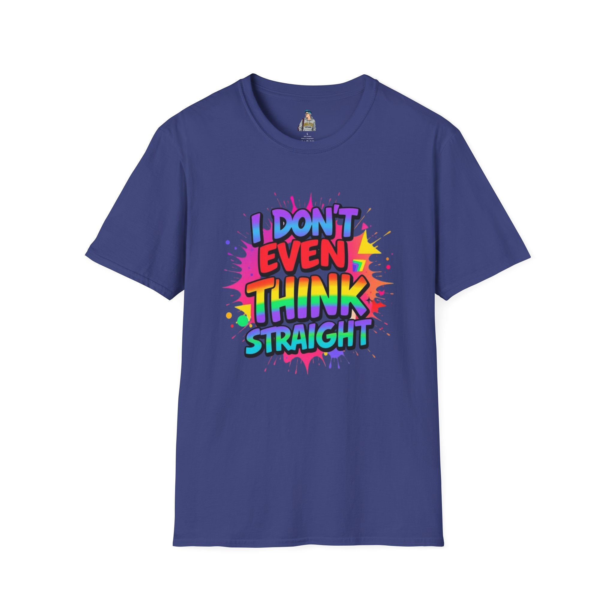 Colorful Humor T-Shirt, Pride Apparel, Gift for Friends, Casual Wear, Fun Statement Tee