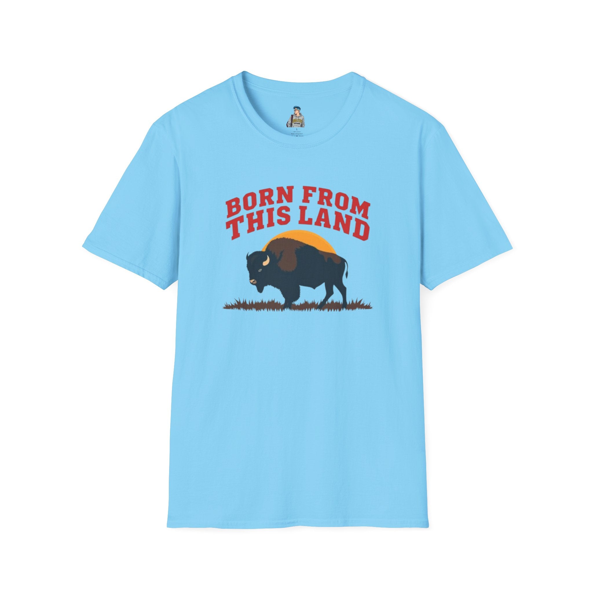 Born From this Land Native and Proud T-Shirt