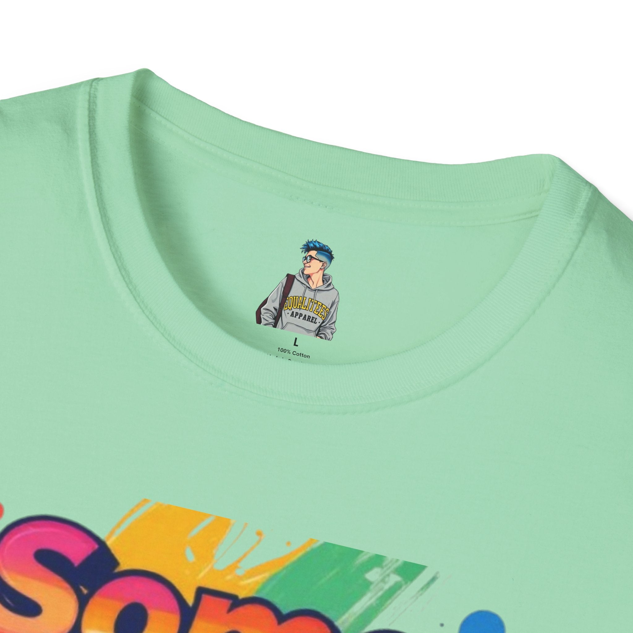 Some People Are Queer T-Shirt Rainbow Graphic