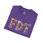 FDT Bold Floral Typography T-Shirt