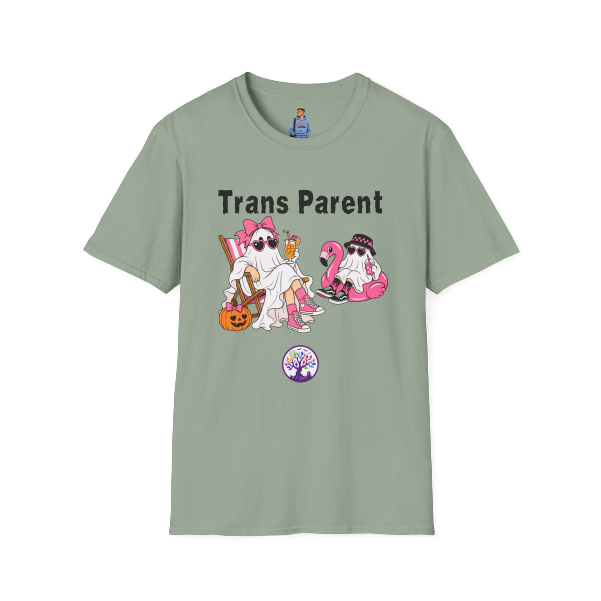Trans Parent 2 Halloween Pride Tree Las Vegas T-Shirt