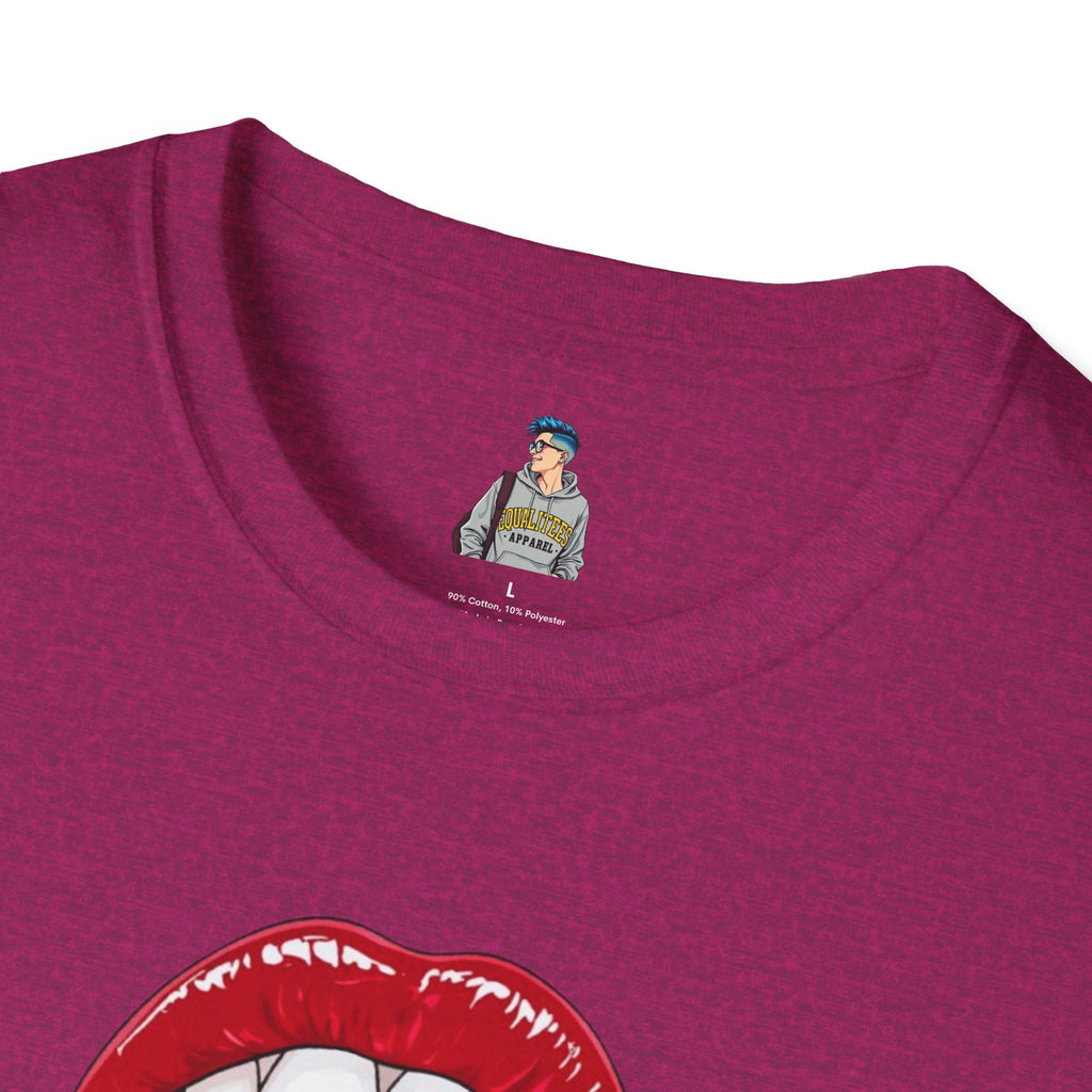 Pride Love Unisex Softstyle T-Shirt | LGBTQ+ Rainbow Heart Design