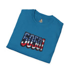 Patriotic Unisex T-Shirt - 50501 We The People Rise - American Flag Design
