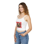 Fierce Female Floral Spaghetti Strap Tank Top
