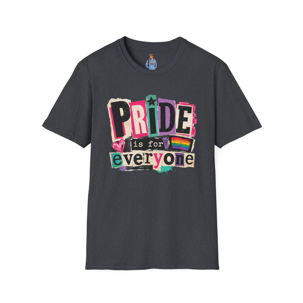 Pride Is for Everyone T-Shirt — Colorful LGBTQ+ Ally Tee