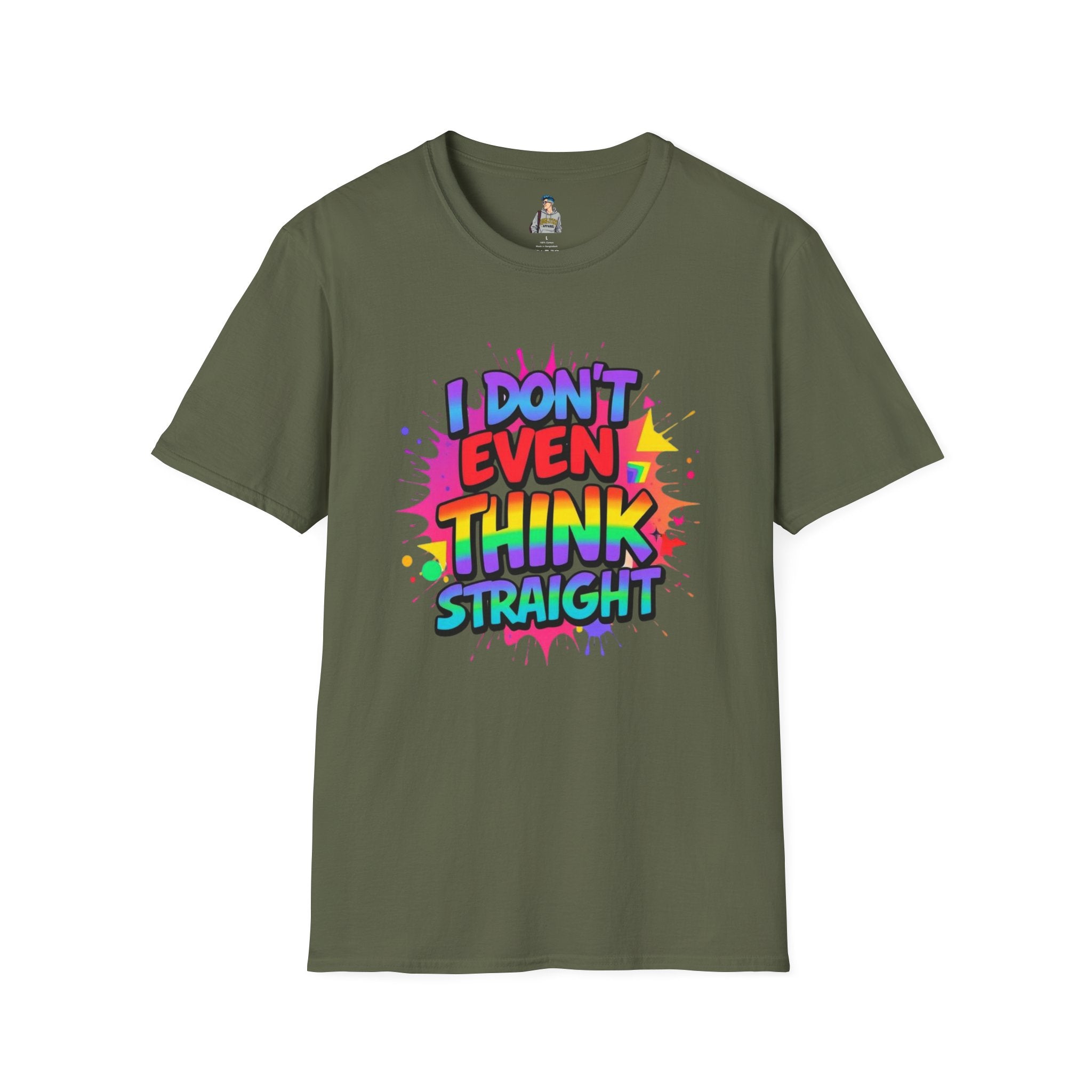 Colorful Humor T-Shirt, Pride Apparel, Gift for Friends, Casual Wear, Fun Statement Tee