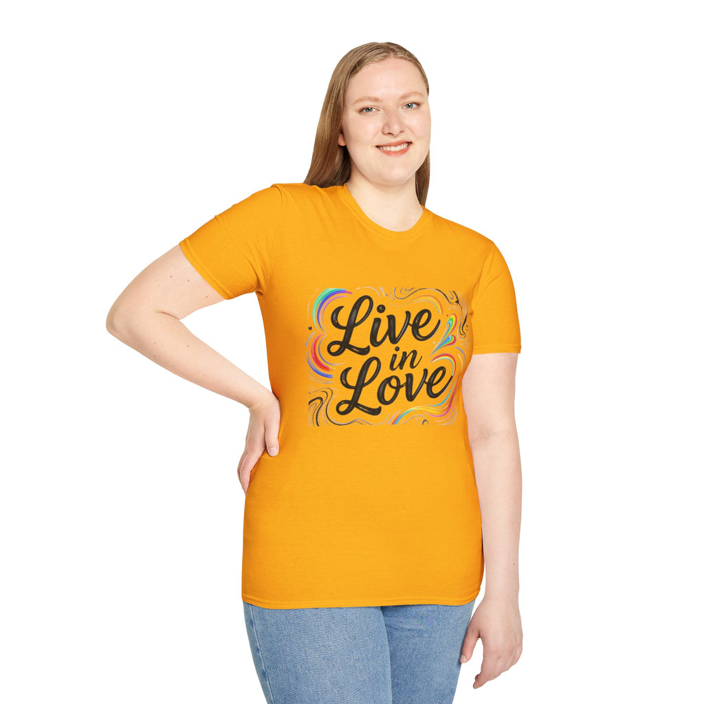 Live in Love Inspirational T-Shirt
