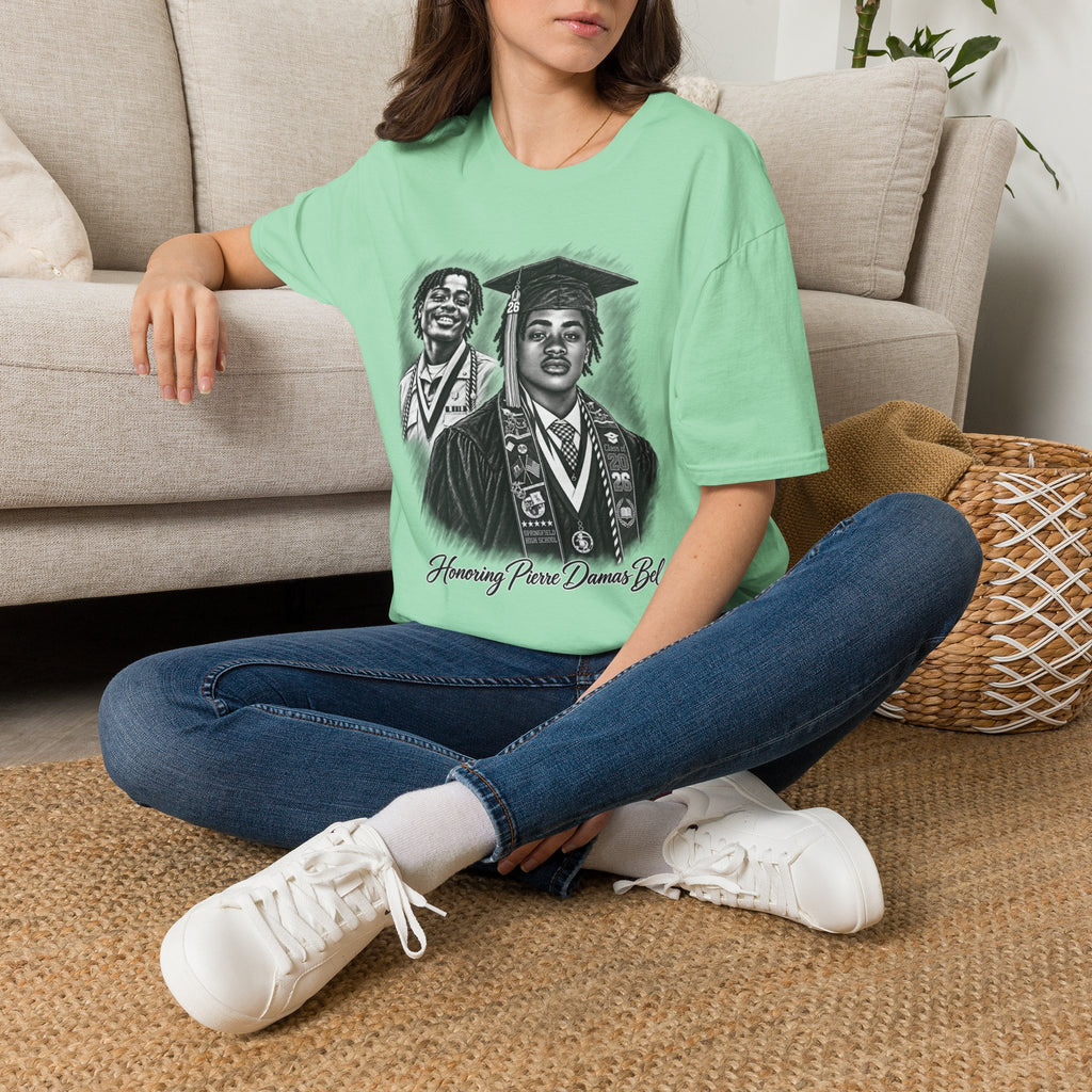 Double Portrait Front - In Memory of Pierre Damas Bel T-Shirt