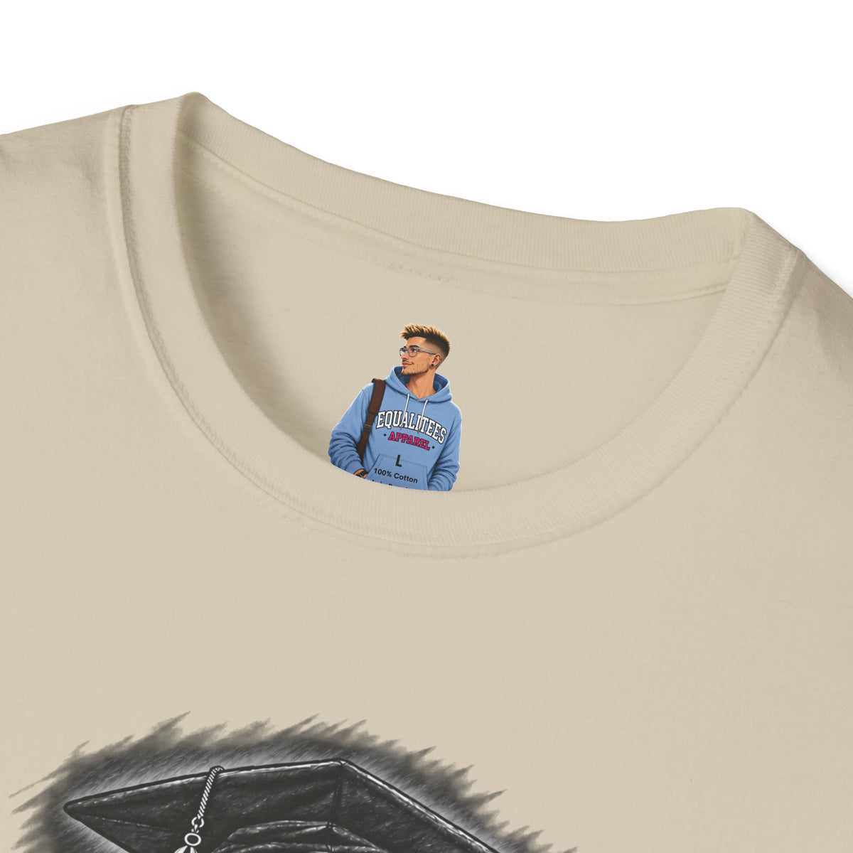 Graduation Portrait Front - In Memory of Pierre Damas Bel T-Shirt