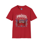 Star Spangled Awesome Graphic Tee ("Proud to Be Delusional Bootlicking Nazi Trash")