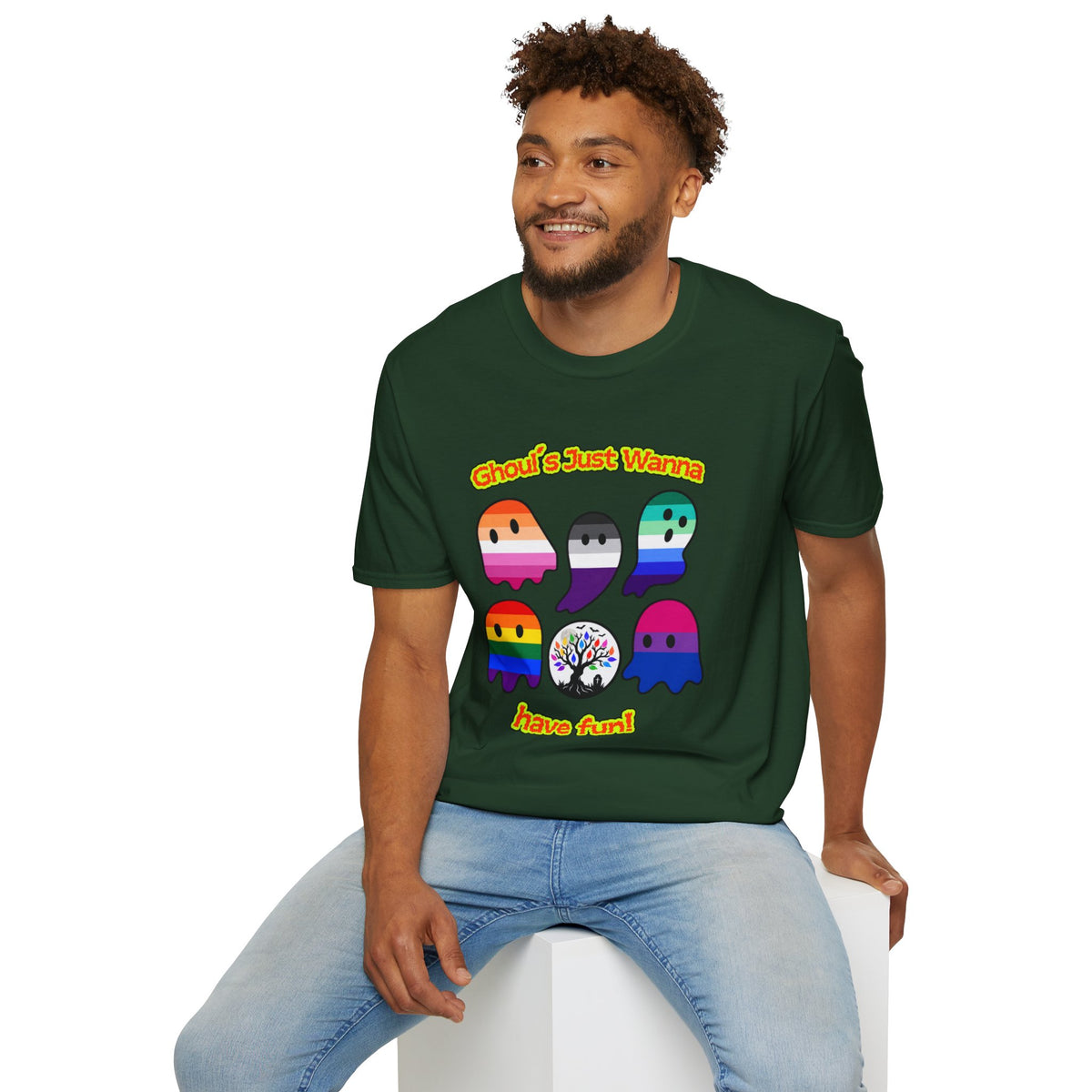 Ghouls Just Wanna Have Fun Pride Tree Las Vegas T-Shirt