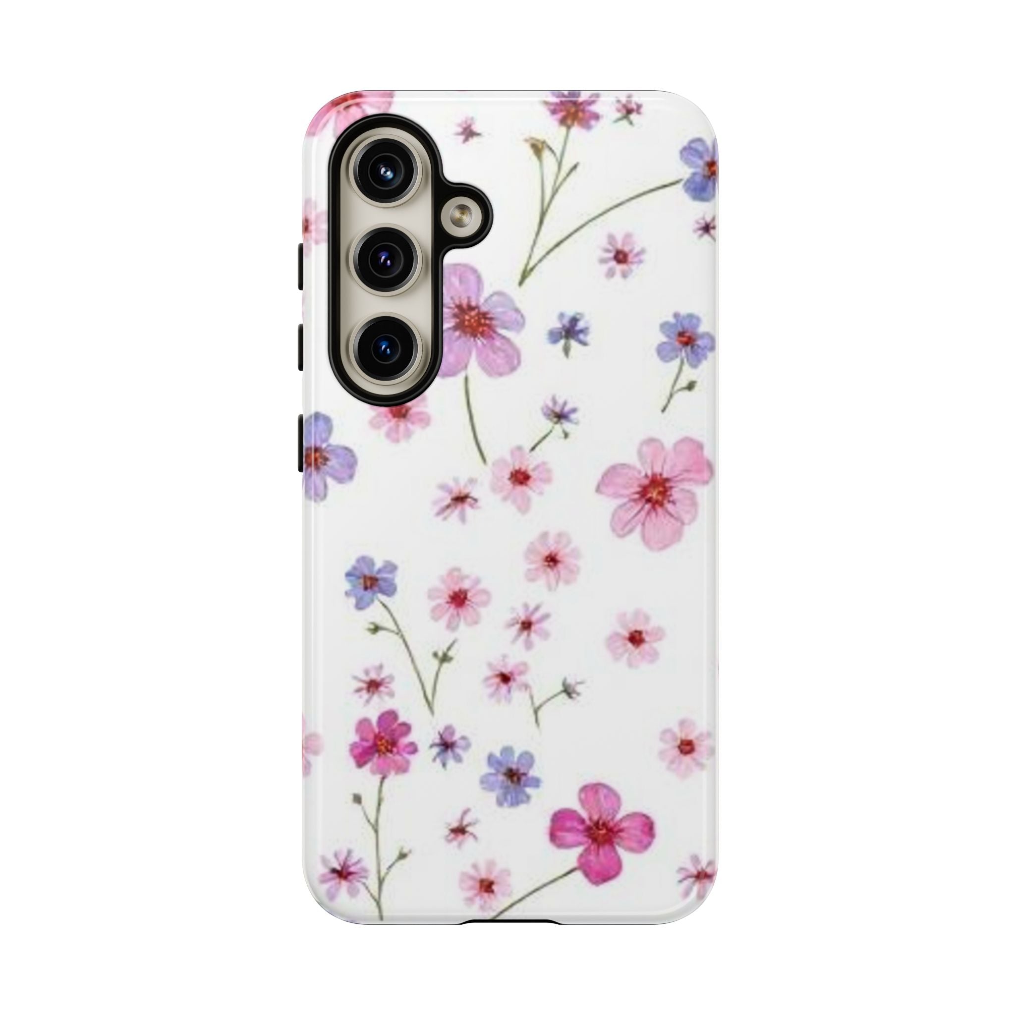 Pink Wildflower Tough Case for Android