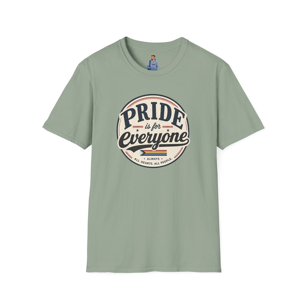 Pride Is for Everyone T-Shirt — Inclusive Retro Pride Tee