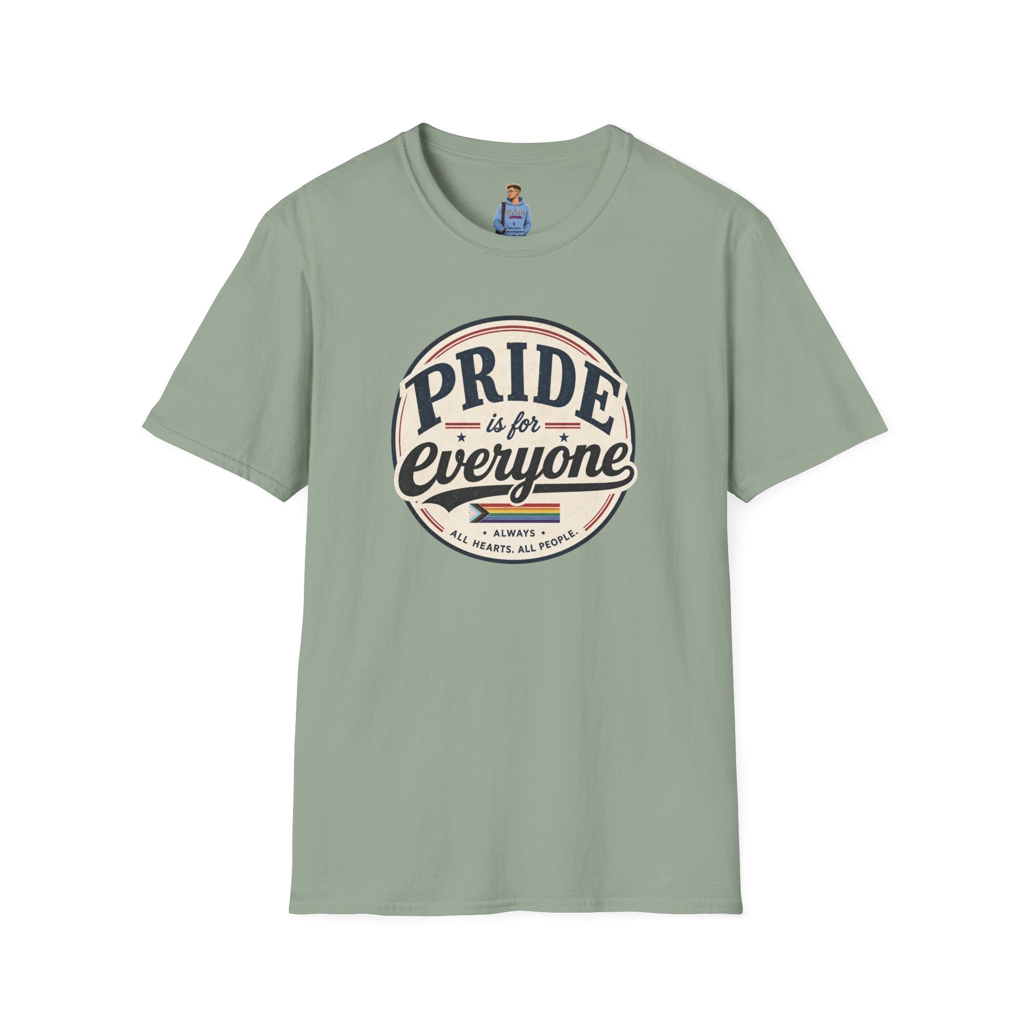 Pride Is for Everyone T-Shirt — Inclusive Retro Pride Tee