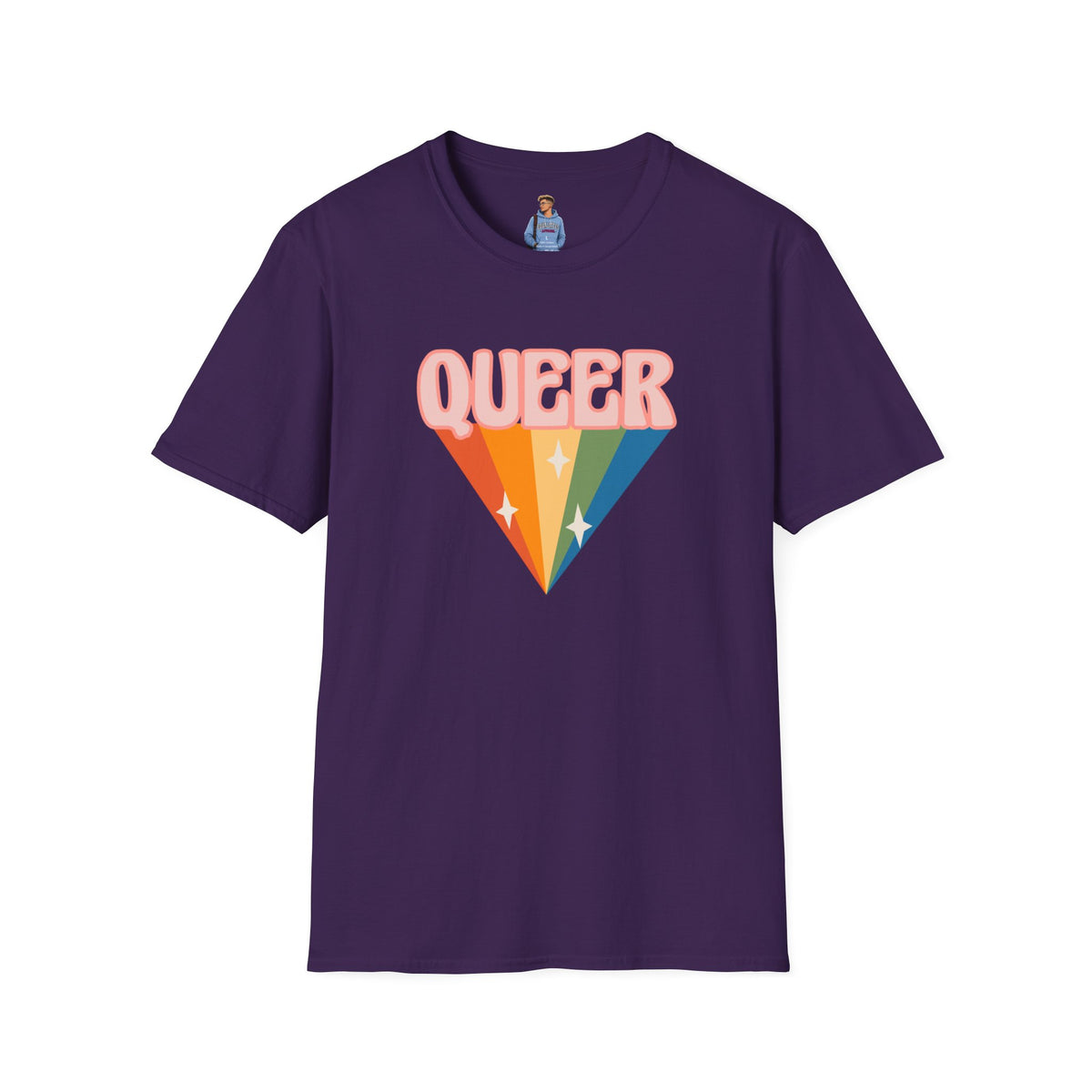 Queer Rainbow Sparkle Pride Tree Las Vegas T-Shirt