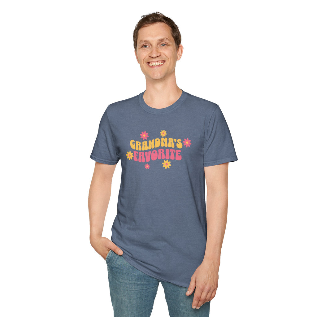 Grandma's Favorite Unisex Softstyle T-Shirt - EqualiTees.Me