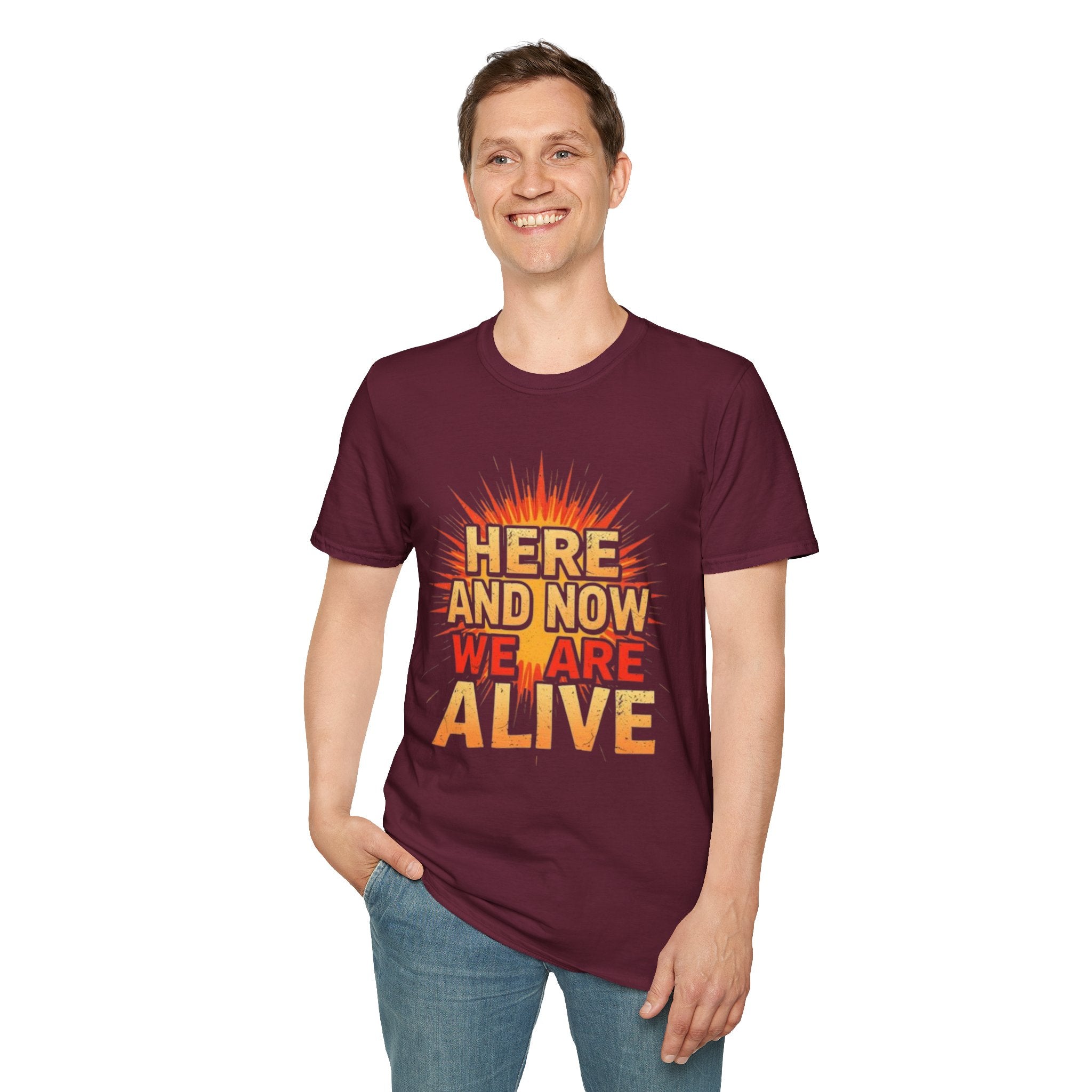 Empowering Statement Tee, Here and Now We Are Alive Our Resistance Matters