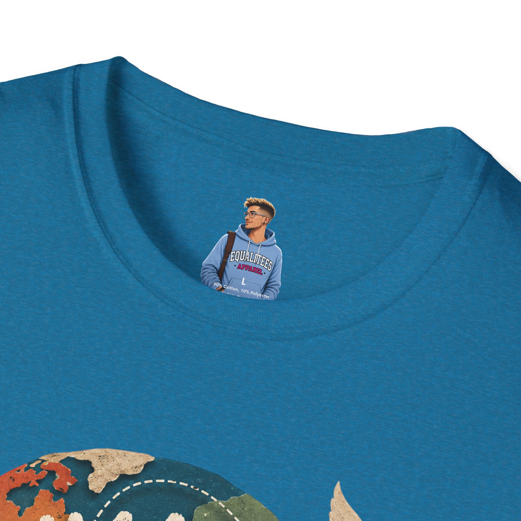 Humanity Has No Borders T-Shirt — Earth & Peace Graphic Tee