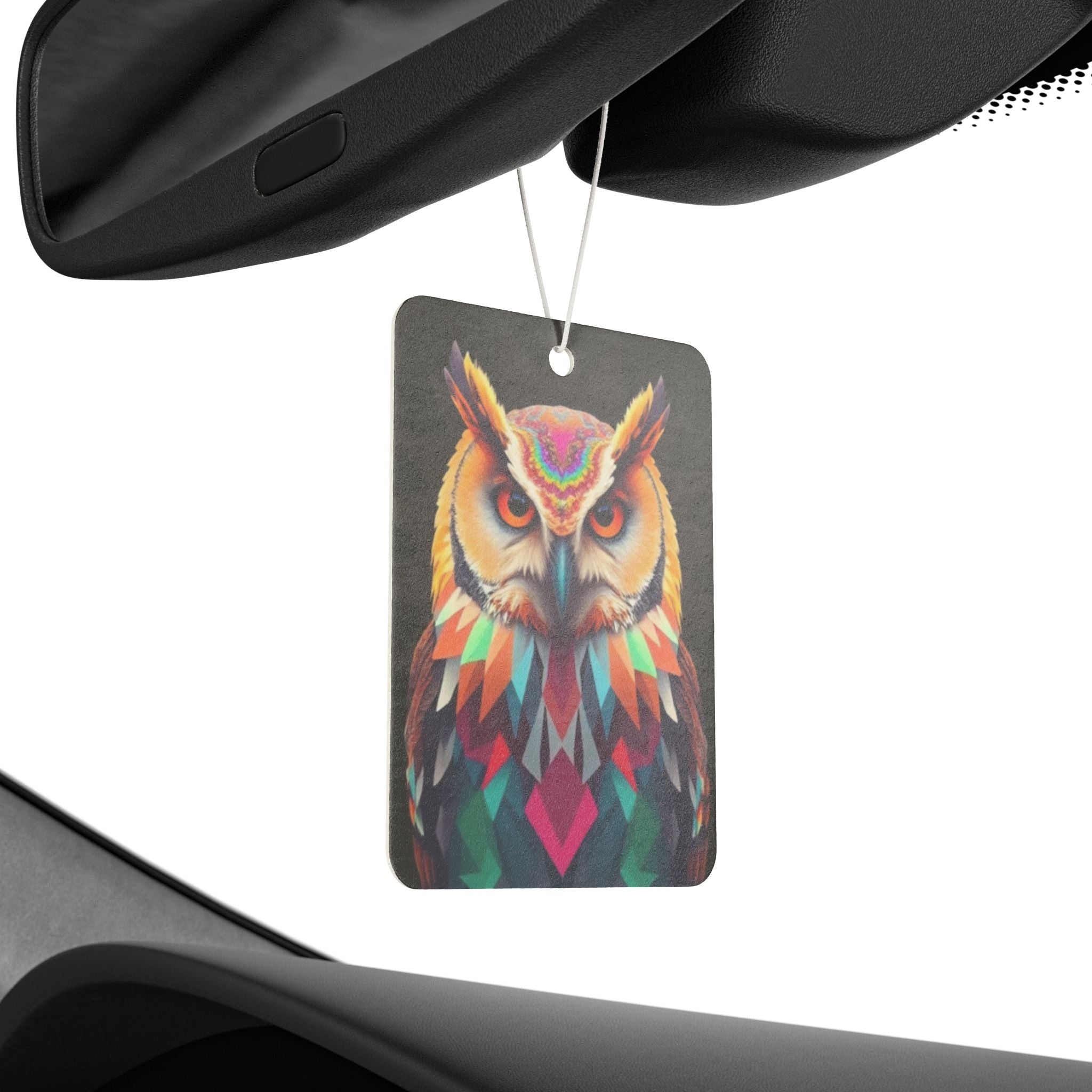 Fractal Owl - Car Air Freshener - Eclectic and Aromatic