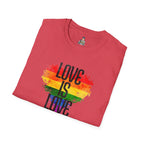 Pride Love Is Love Unisex Softstyle T-Shirt