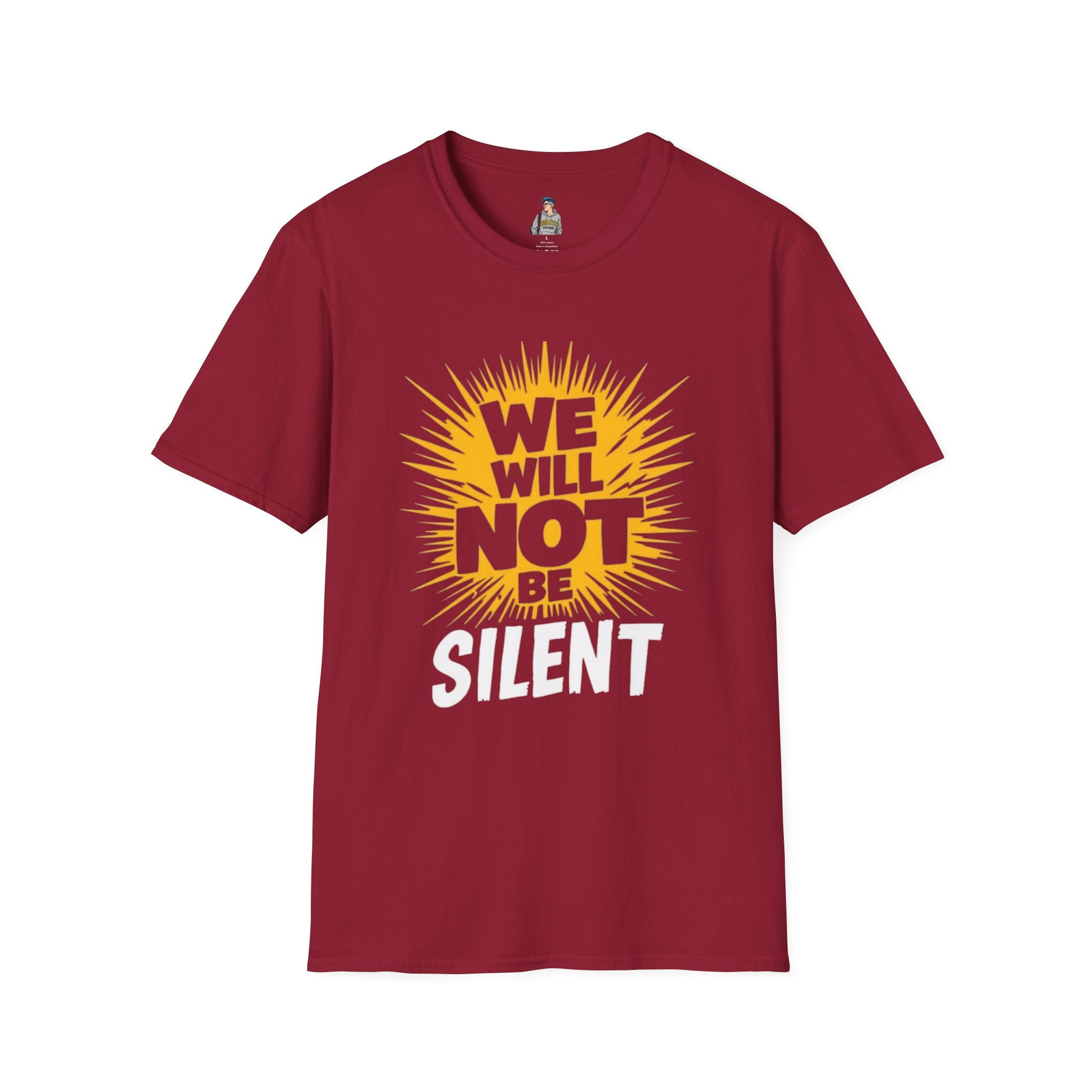 Empowerment Graphic Tee - We Will Not Be Silent | Unisex Softstyle T-Shirt