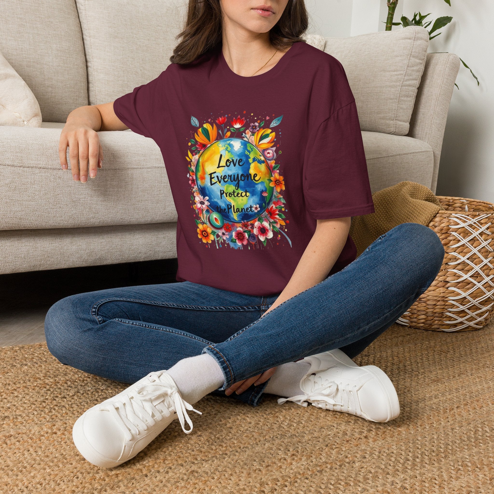 Love Everyone Protect The Planet T-Shirt