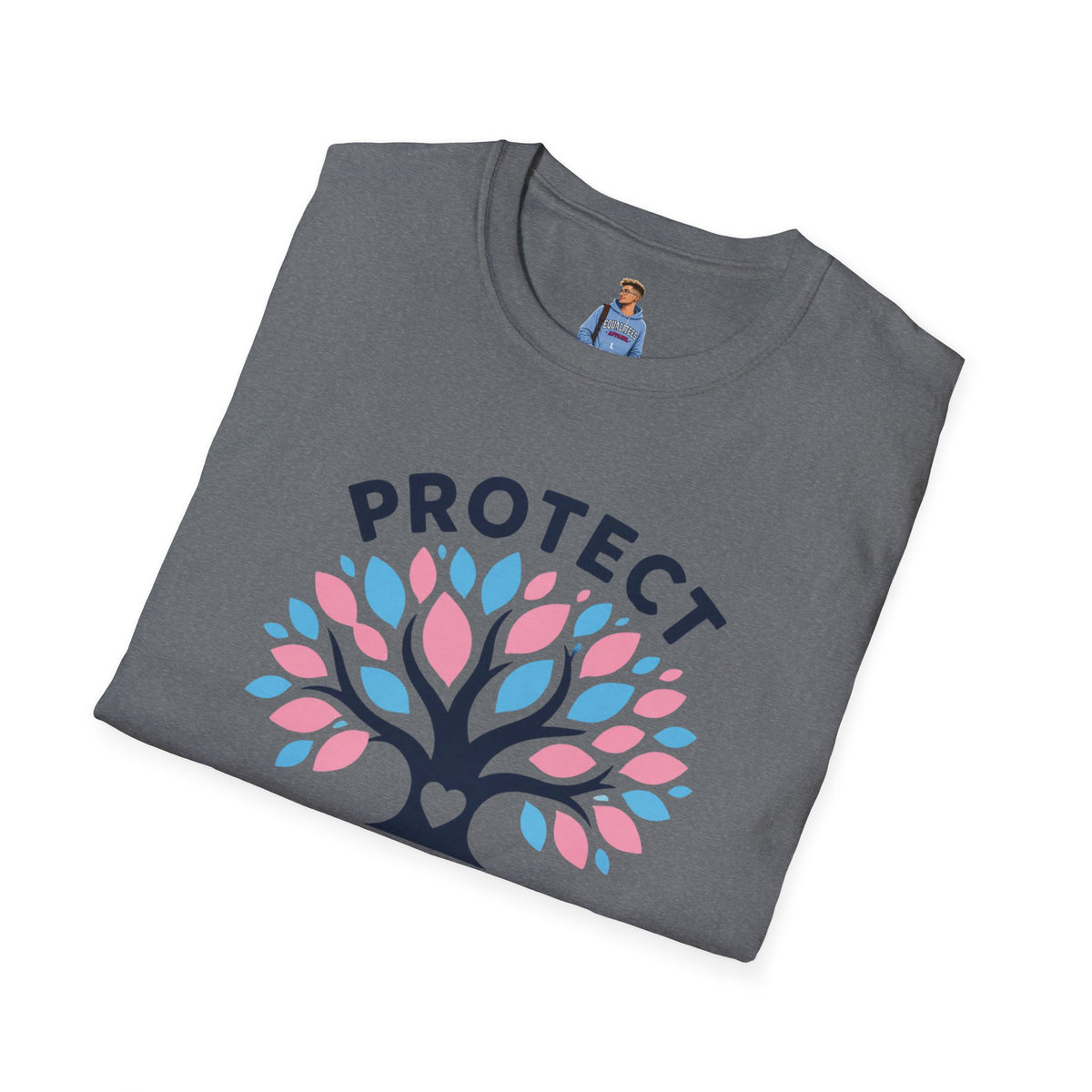 Protect Trans Kids Pride Tree Las Vegas T-Shirt