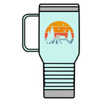 Camping Sunset Scene Travel Mug - 20oz