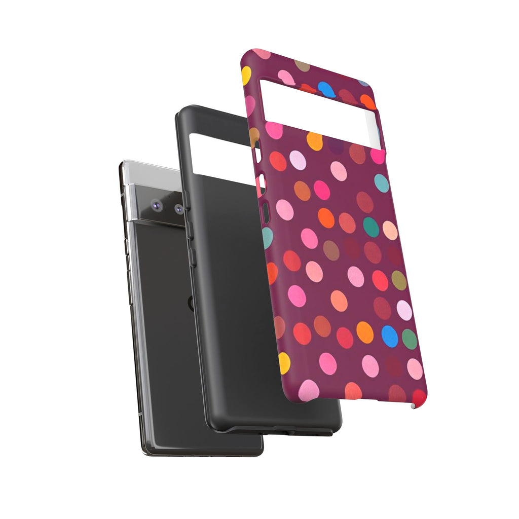 Polka-Dot Colorful Tough Case for Android