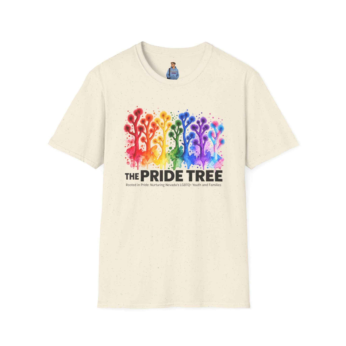 Pride Tree Las Vegas T-Shirt - Black Text
