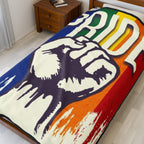 Dripping with Pride Velveteen Plush Blanket – For Comfort and Warmth