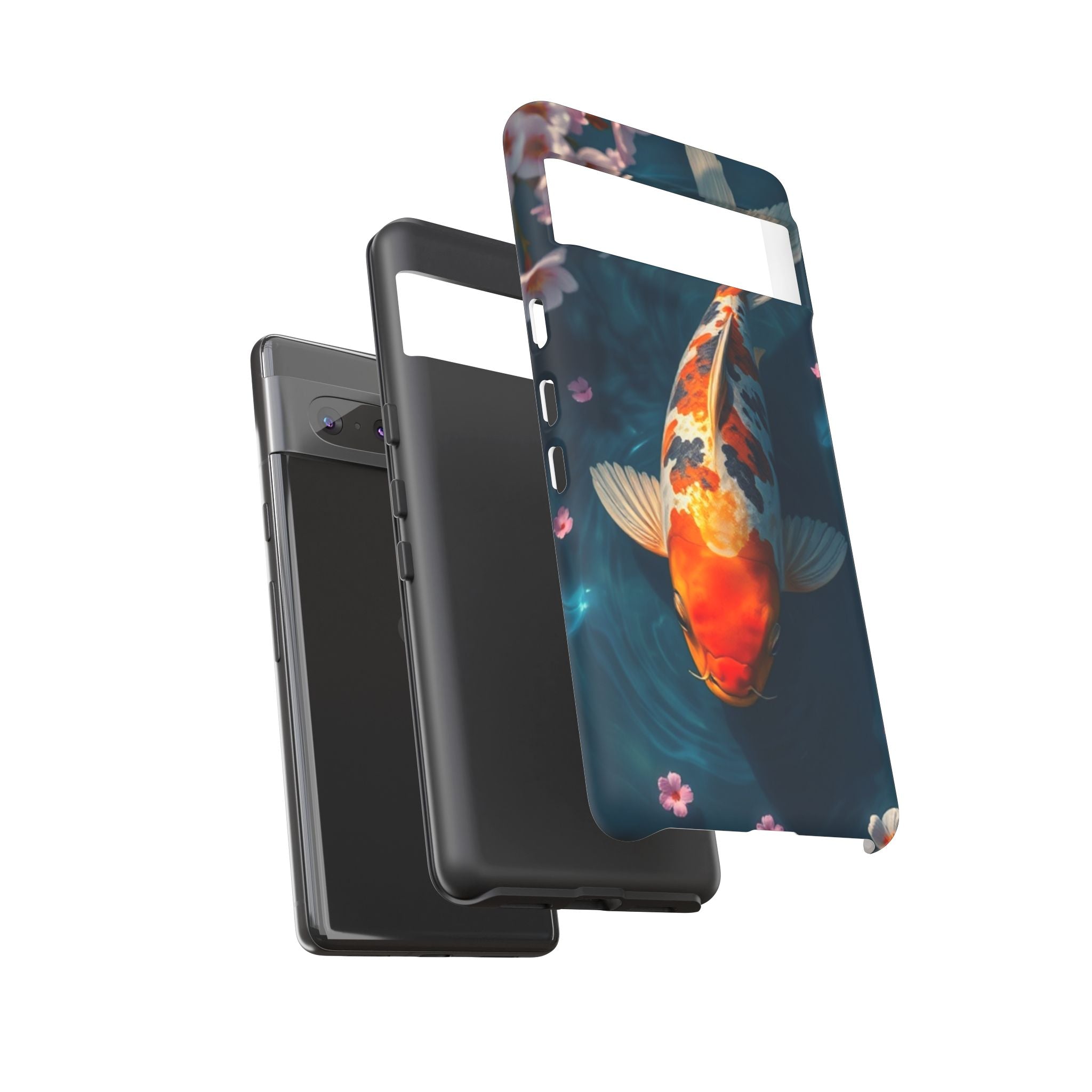 Peaceful Koi Cherry Blossom Tough Cases For Android & iPhone