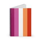 Lesbian Pride Spiral Notebook - Ruled Pages for Creative Minds