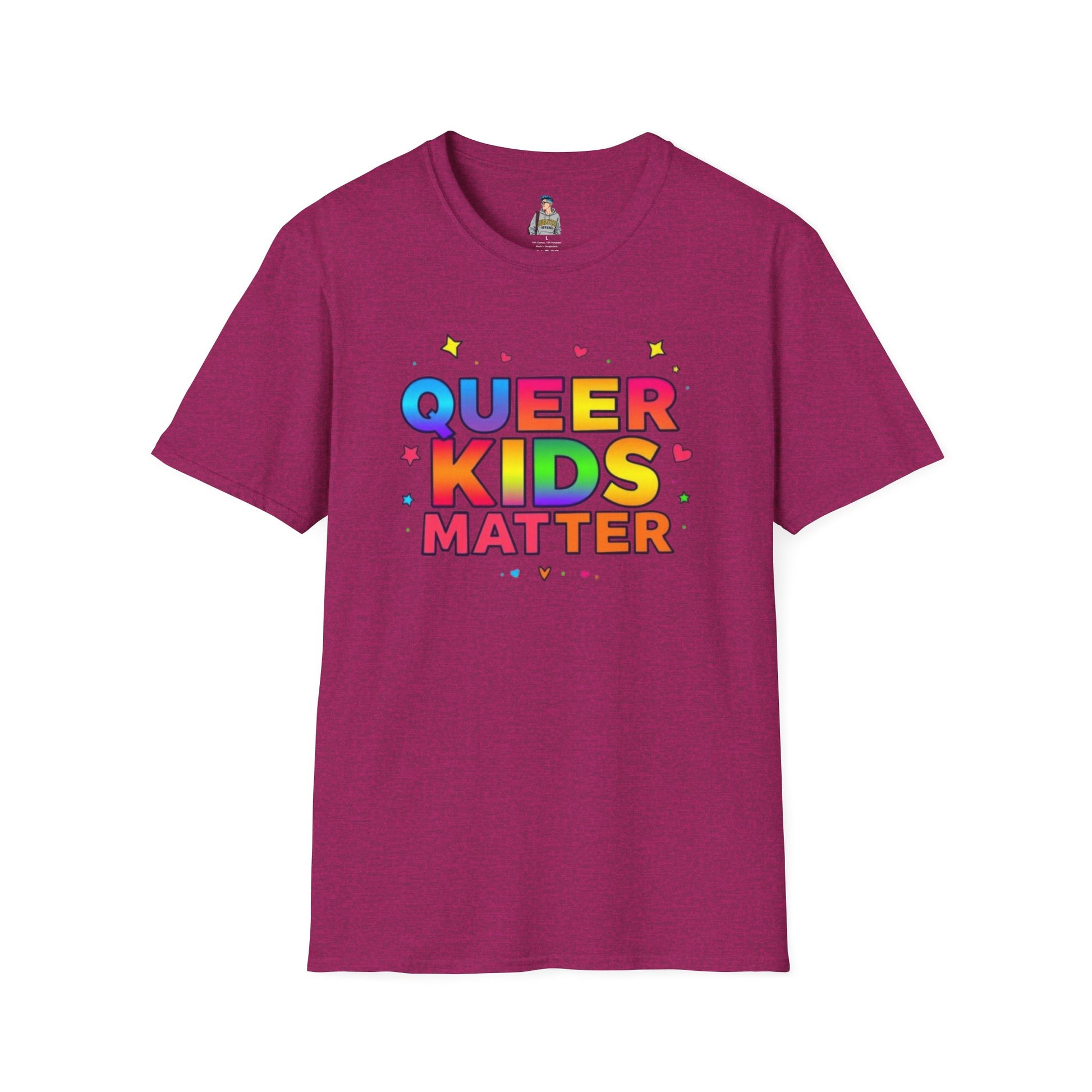 Colorful Queer Kids Matter Pride T-Shirt